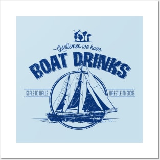 Boat Drinks Posters and Art